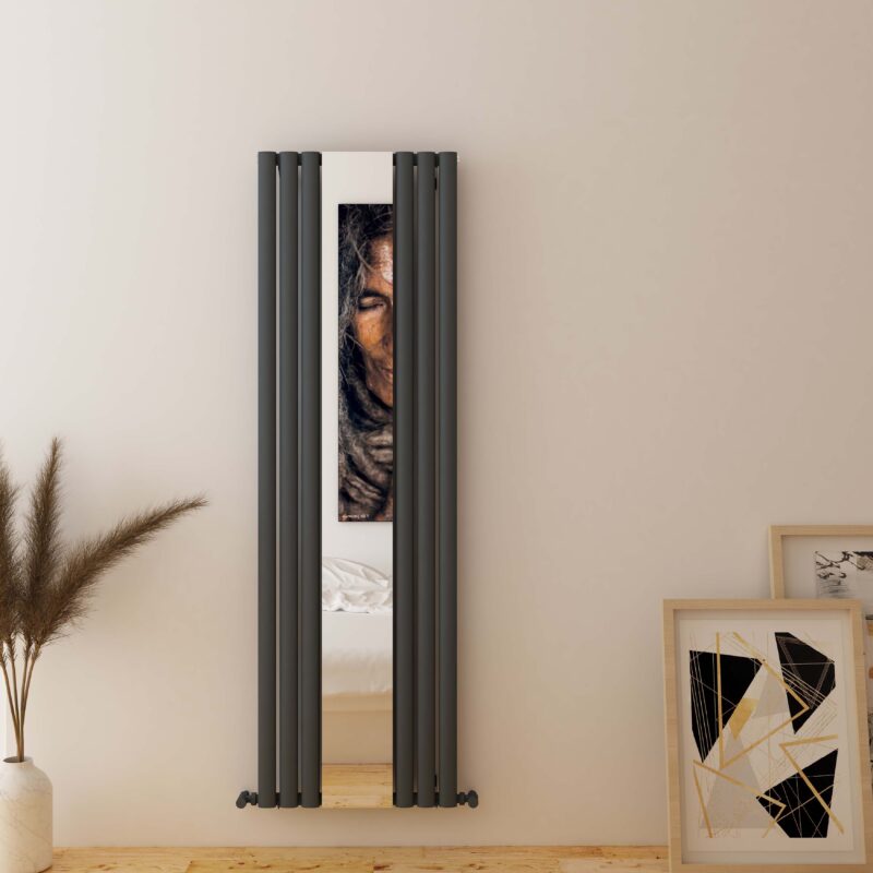 Tallis Mirror radiator DRS dark grey