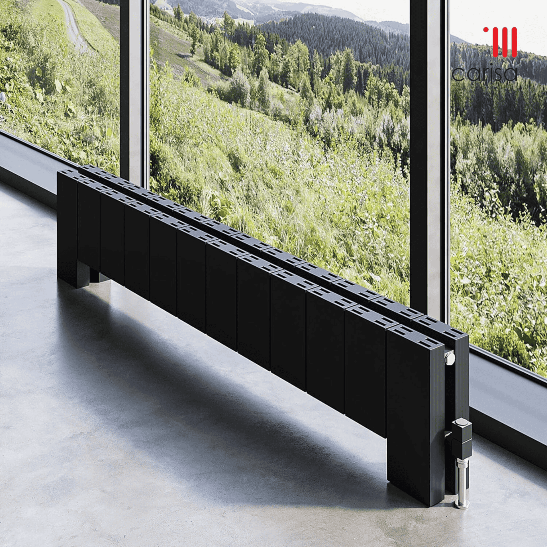 Floor Standing Low Level Horizontal Radiators Vasco Low Level